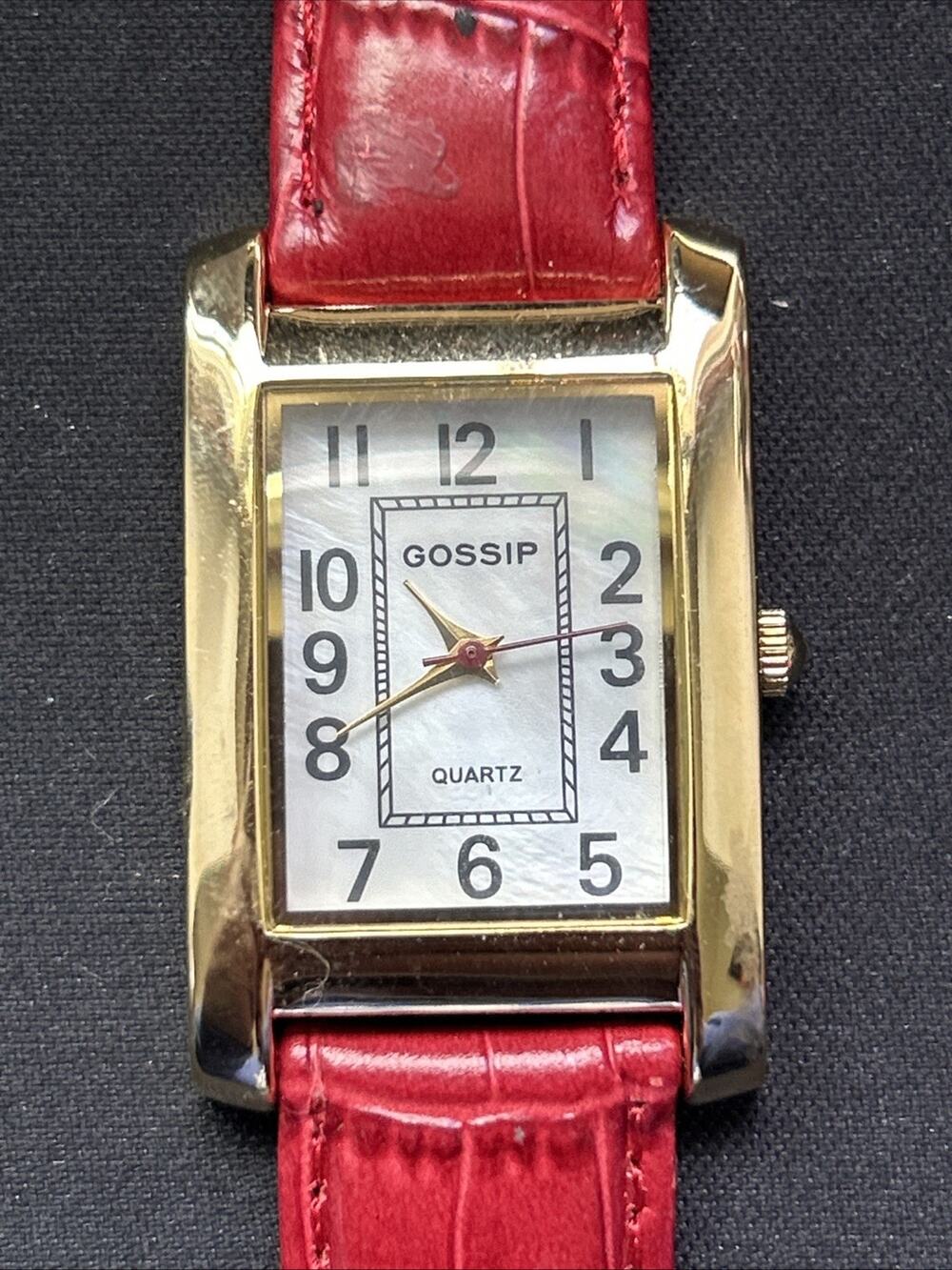 Gossip MOP Dial Gold Tone Women’s Quartz Watch